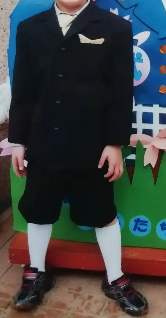 [For elementary school entrance ceremony] New Royal 120 size boys suit ■ Cleaned, beautiful item