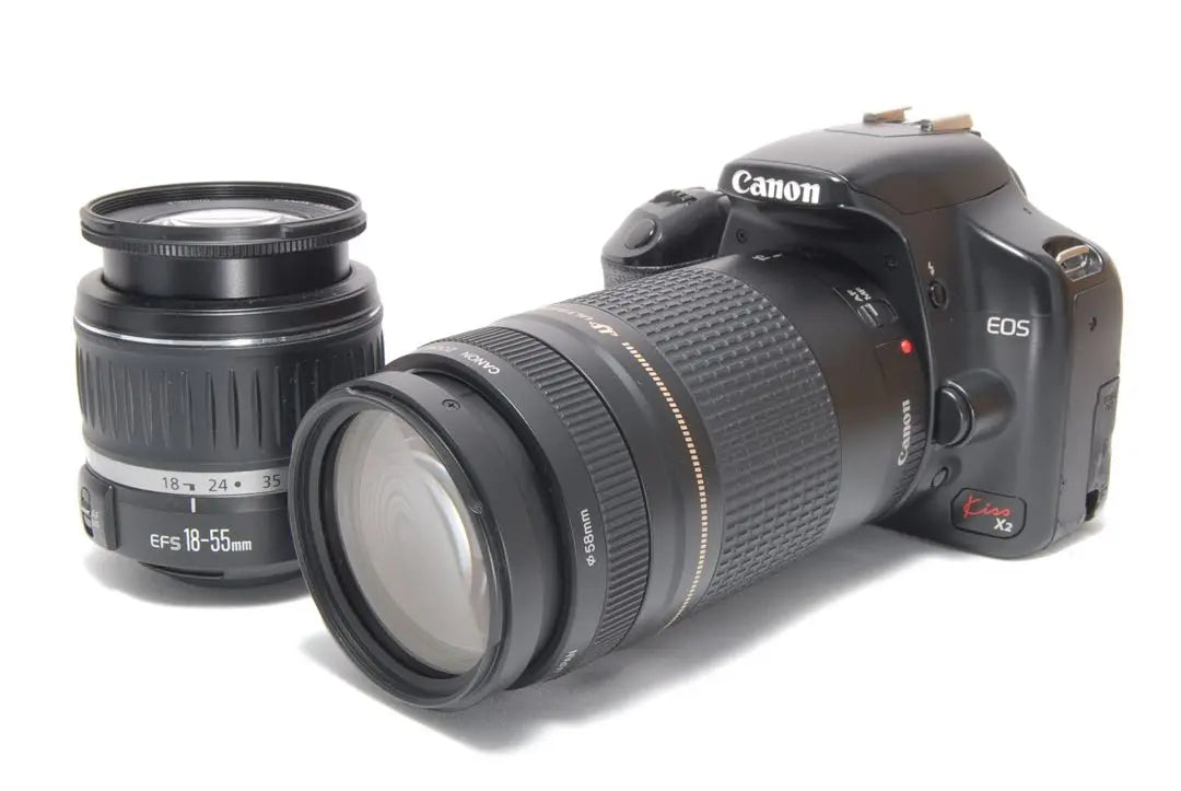 Recommended for beginners Canon Kiss X2 double lens that can be used immediately after it arrives