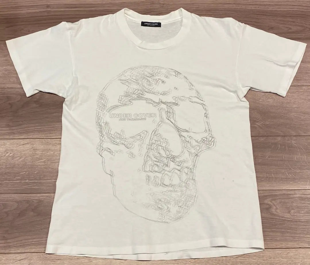 UNDERCOVER Camiseta con inicial Skull Dokuro 90S Undercover | encubierto 初期 スカル ドクロ Tシャツ 90s アンダーカバー