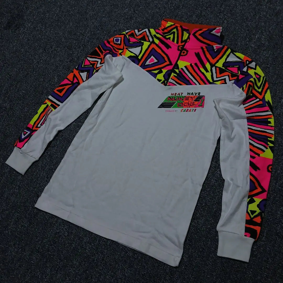 Sudadera con media cremallera Ron T Sweat Trans Retro Design