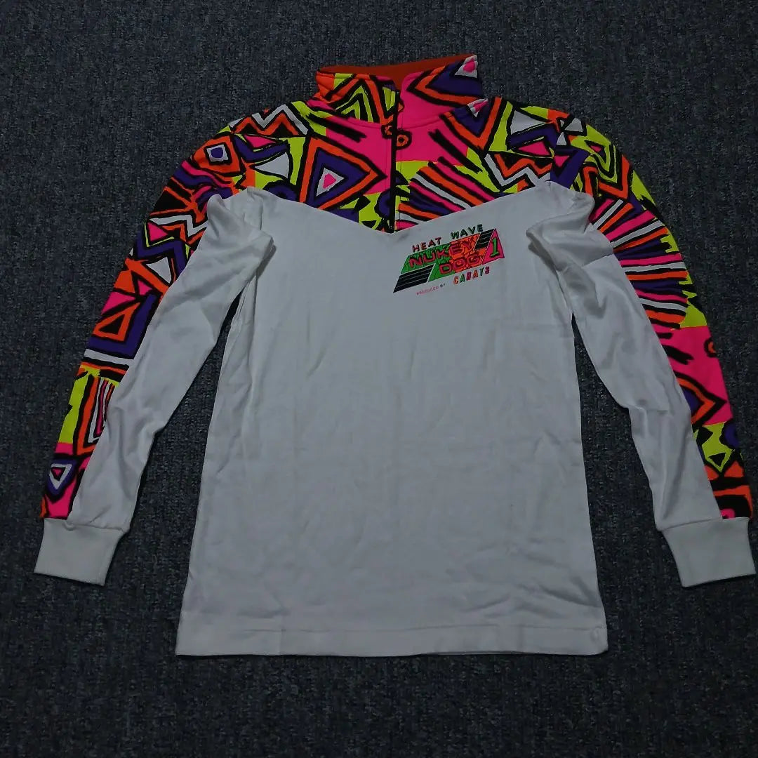 Sudadera con media cremallera Ron T Sweat Trans Retro Design