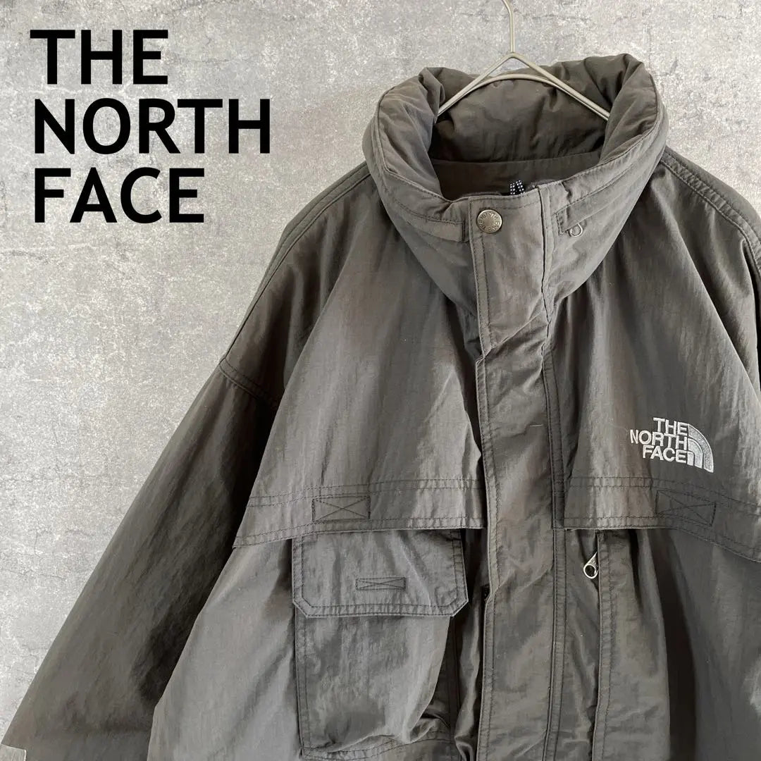 THE NORTH FACE Mountain Parka Nylon Gray XL Men's E3