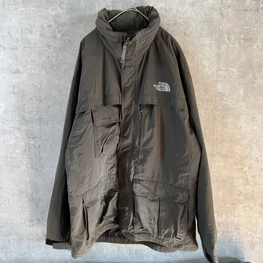 THE NORTH FACE Mountain Parka Nylon Gray XL Men's E3