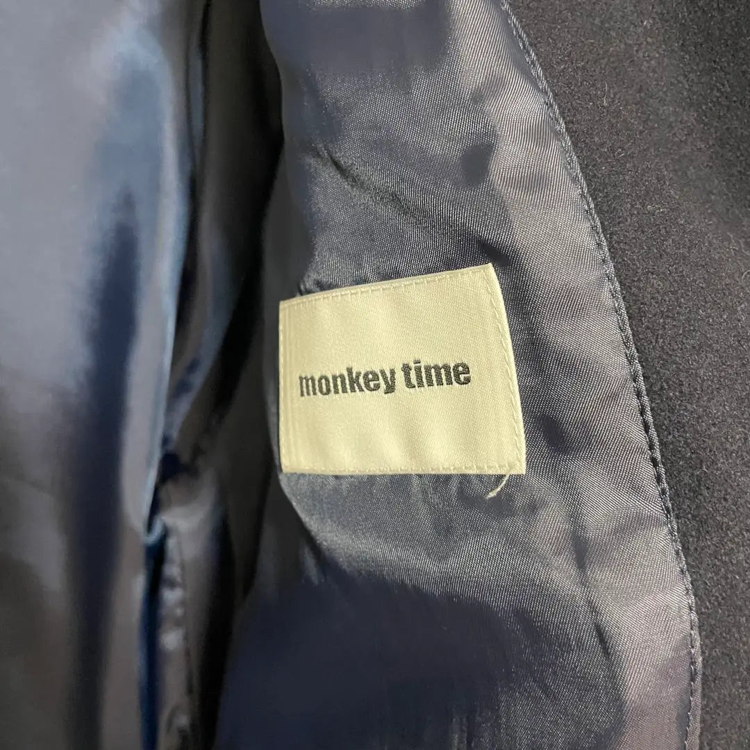 Scoocam Monkey Time Denim Varsity Jacket