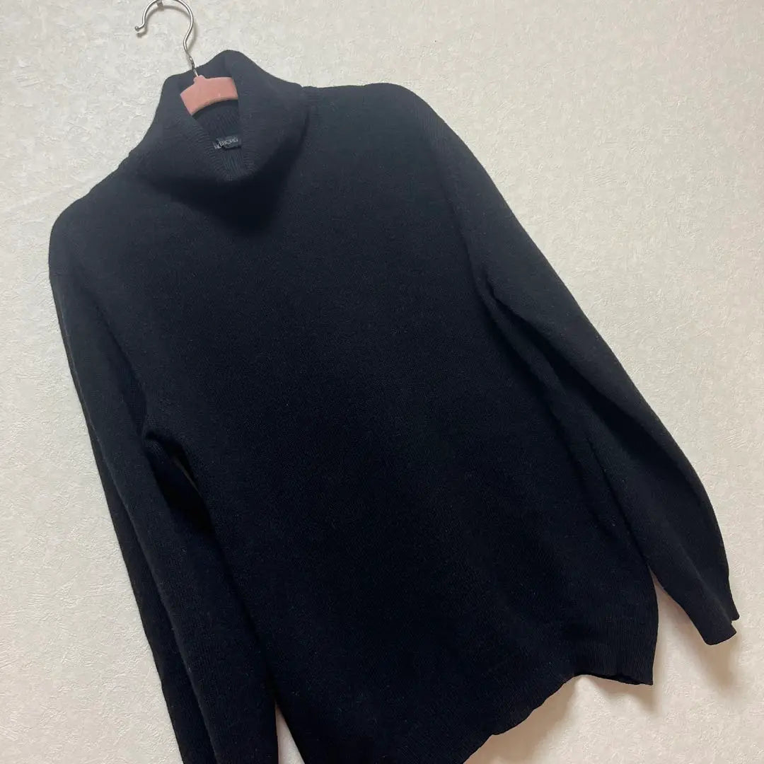 ❤️Ingeborg black turtleneck sweater 100% lambswool