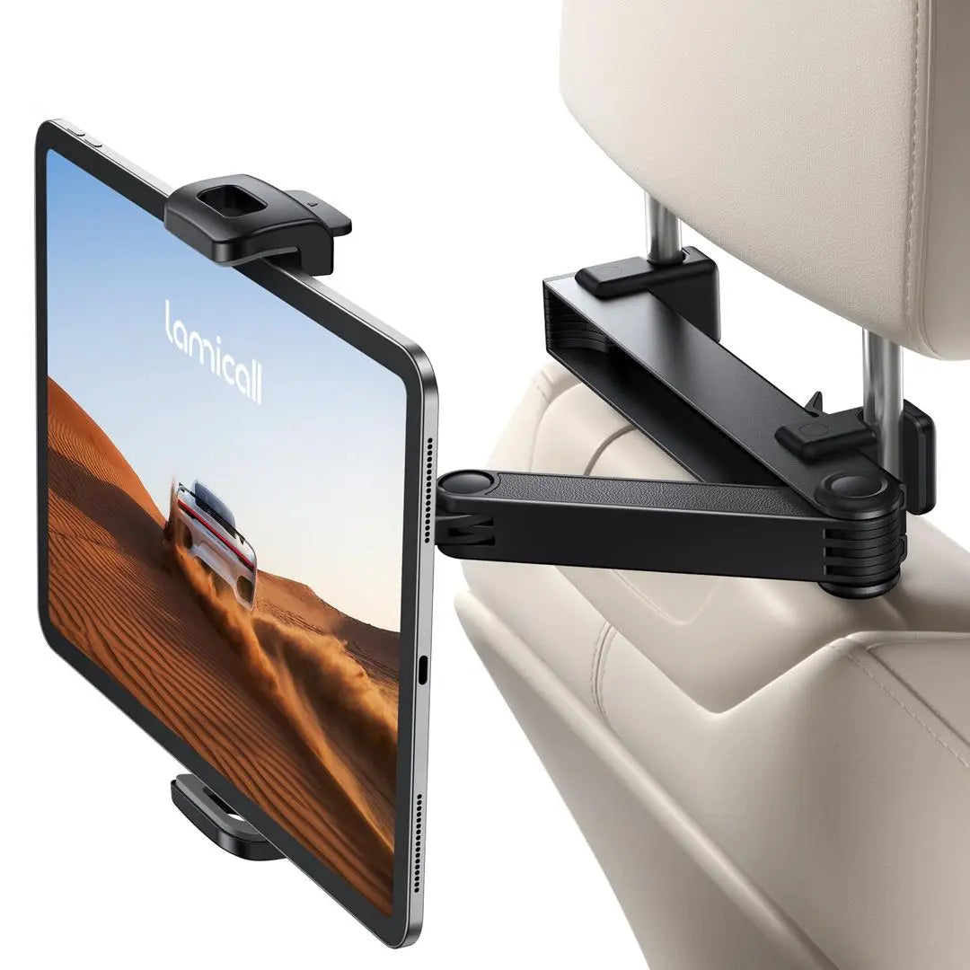 Lamicall Soporte Tablet Coche Asiento Trasero Brazo Elástico Sin Cabeza | Lamicall 車 タブレット ホルダー 後部座席 伸縮式アーム ヘッドレス