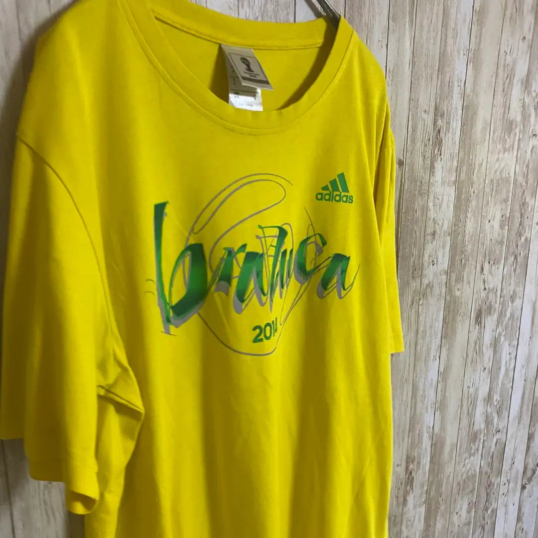 【B67】2014FIFA World Cup Brazl adidas Tee