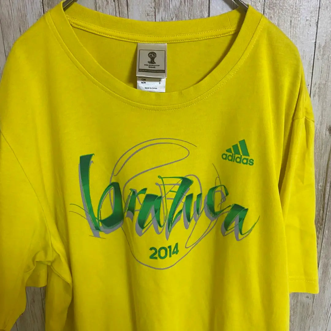 【B67】2014FIFA World Cup Brazl adidas Tee