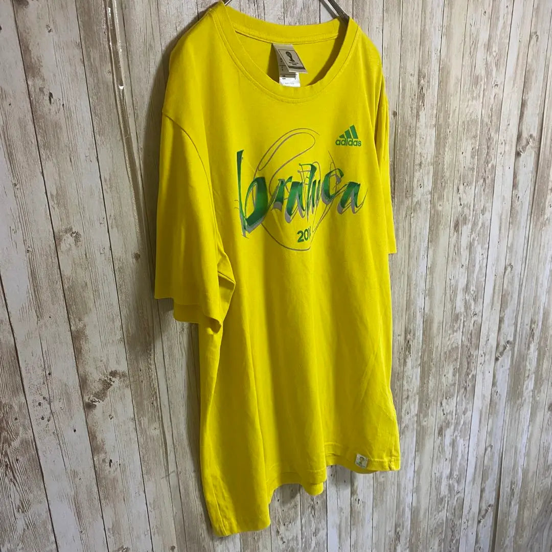 【B67】2014FIFA World Cup Brazl adidas Tee