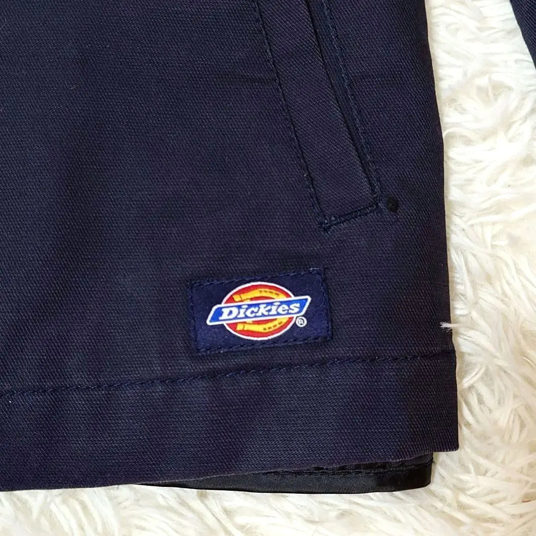 ☆Artículo raro☆Chaqueta militar Dickies con capucha retráctil, bordado, azul marino M