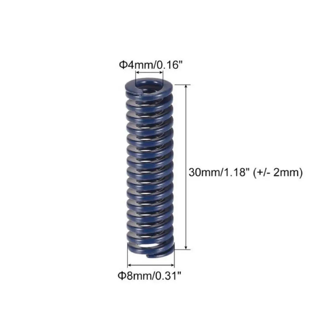 ⭐️Envío el mismo día⭐️ Resorte de troquel de compresión Resorte de troquel de 8 mm de diámetro exterior y 30 mm de longitud | ⭐️即日発送⭐️ 圧縮ダイスプリング ダイスプリング 8mm OD 30mm長さ