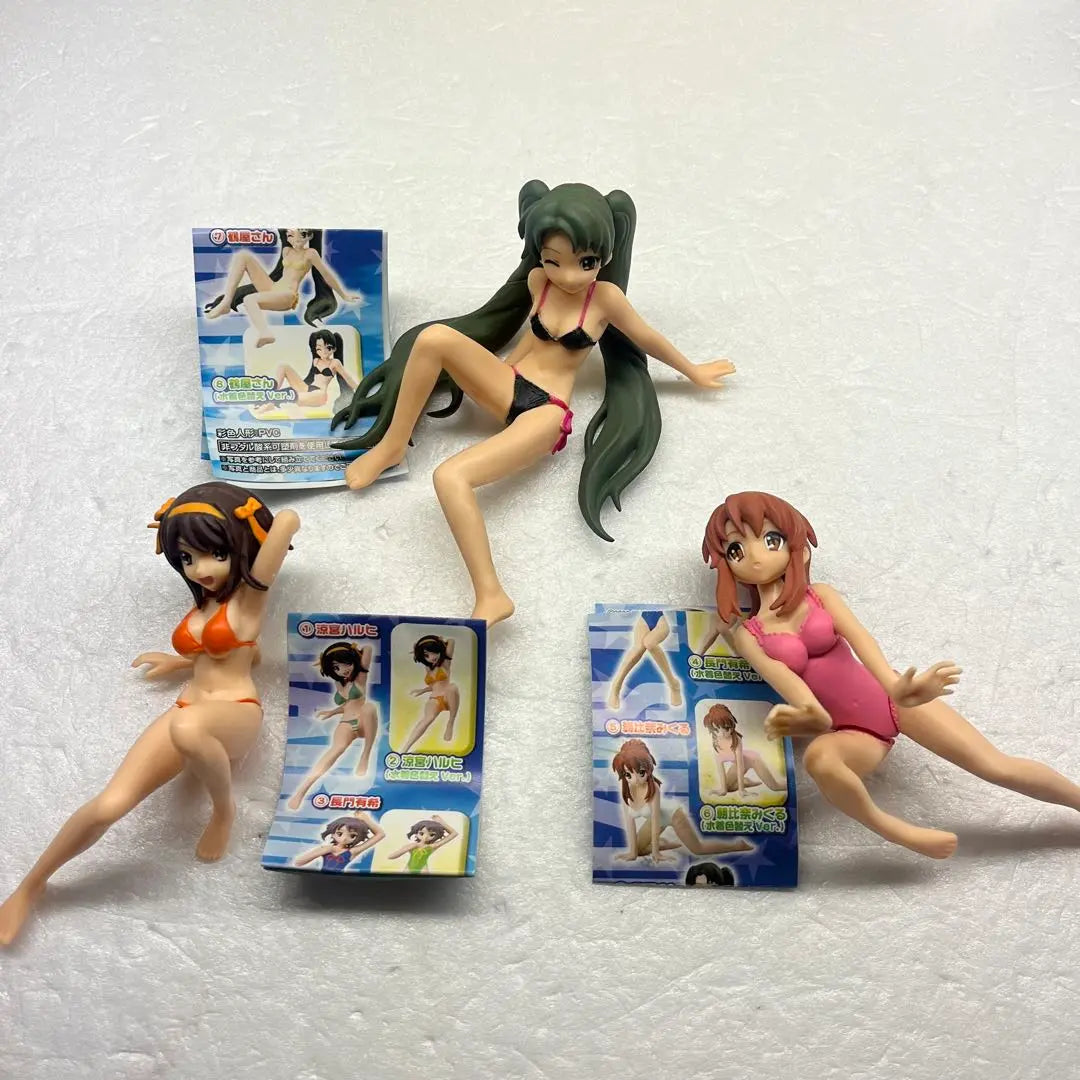 The Melancholy of Haruhi Suzumiya 7 Figure Suzumiya Haruhi Tsuruya-san Mikuru (Swimsuit coloring change version)