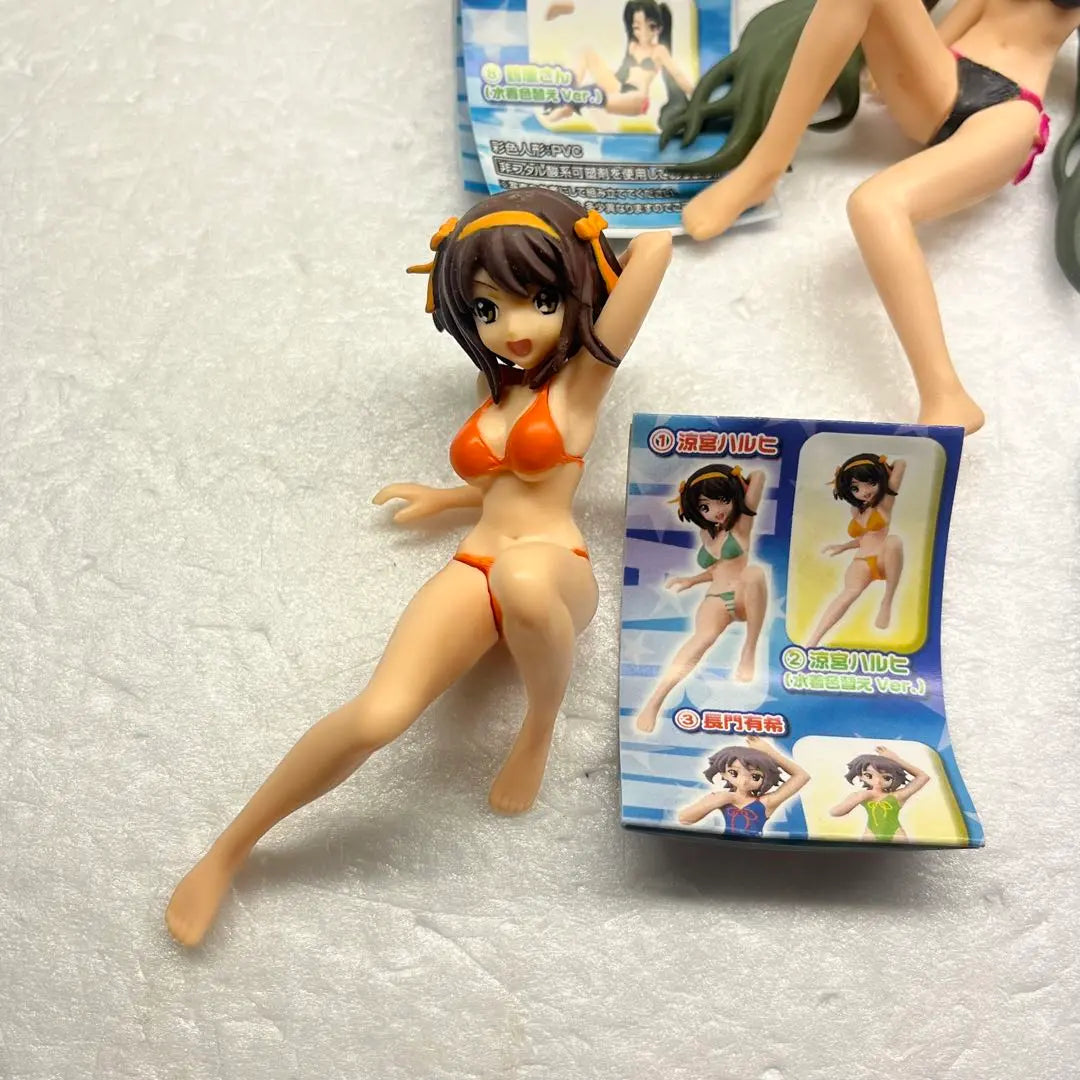 The Melancholy of Haruhi Suzumiya 7 Figure Suzumiya Haruhi Tsuruya-san Mikuru (Swimsuit coloring change version)