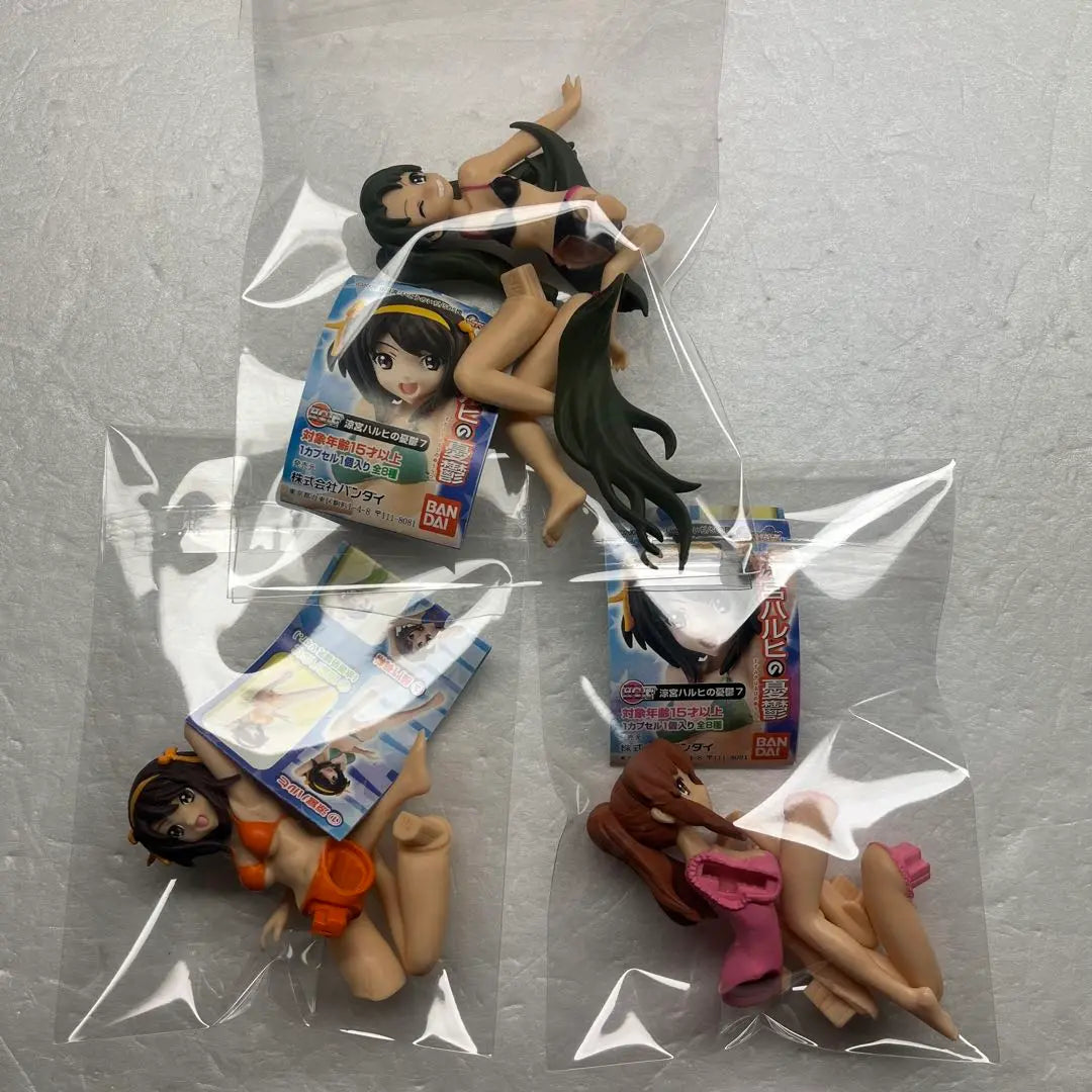 The Melancholy of Haruhi Suzumiya 7 Figure Suzumiya Haruhi Tsuruya-san Mikuru (Swimsuit coloring change version)