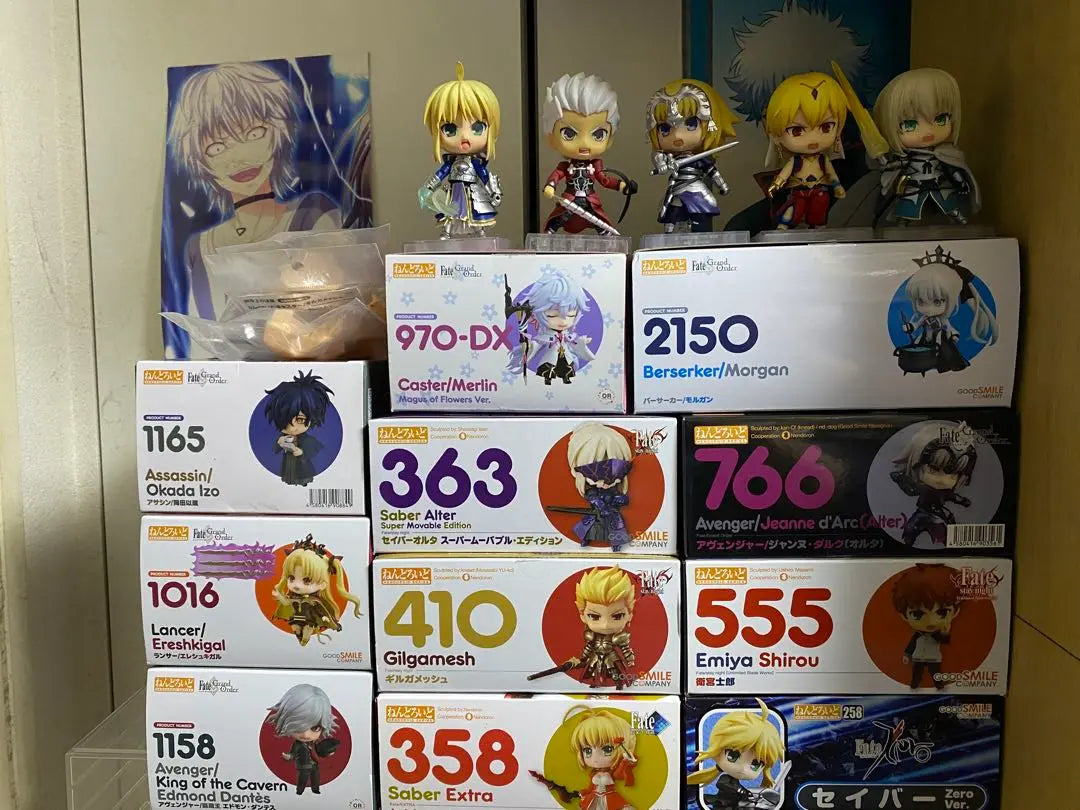 Set de 16 piezas de Fate Nendoroid *Debe leerse en el campo Descripción Figura FGO