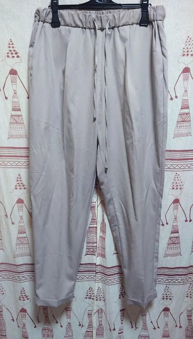 [Unused] Large size 3L tapered slacks office business GeeRA