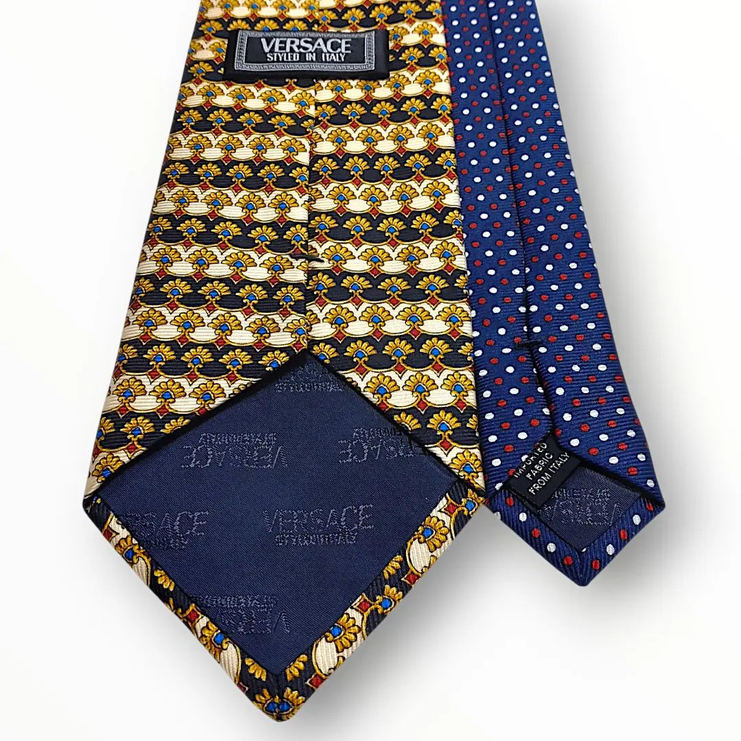 ✨Good condition✨VERSACE Versace tie, all-over pattern, Medusa silk