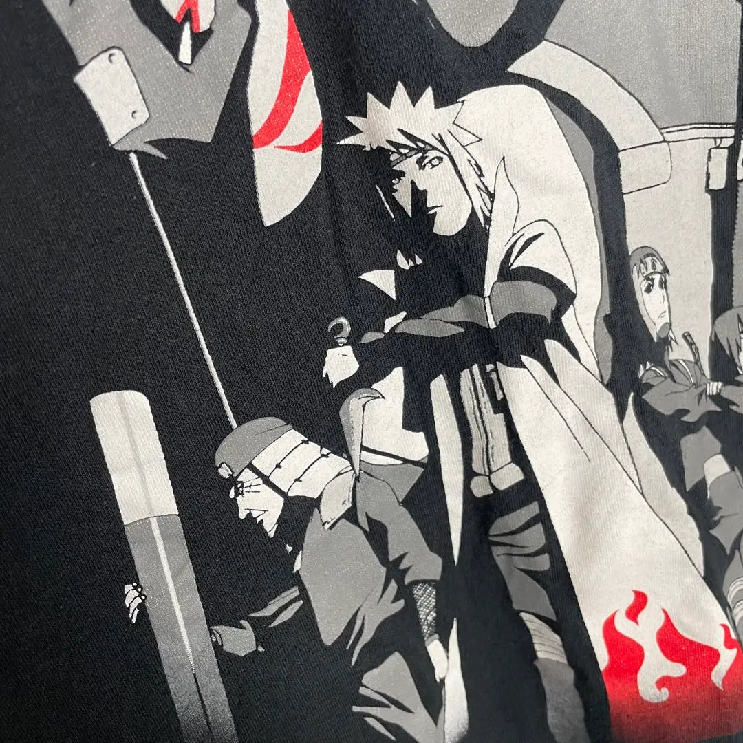 [Ropa vieja] NARUTO Camiseta de manga corta Kakashiminato Itachi Dark Club Print | [古着]NARUTO 半袖 Tシャツ カカシ ミナト イタチ 暗部時代 プリント