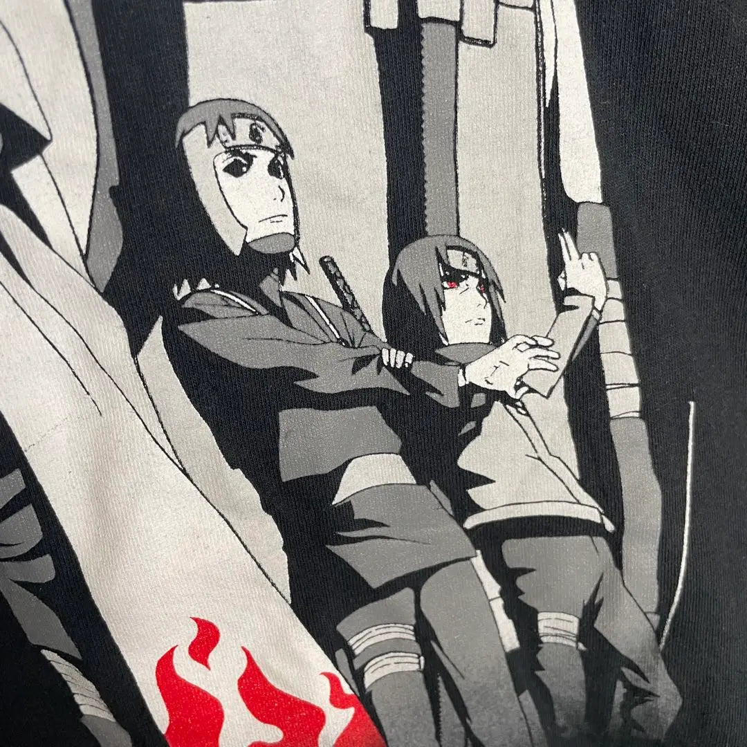 [Ropa vieja] NARUTO Camiseta de manga corta Kakashiminato Itachi Dark Club Print | [古着]NARUTO 半袖 Tシャツ カカシ ミナト イタチ 暗部時代 プリント