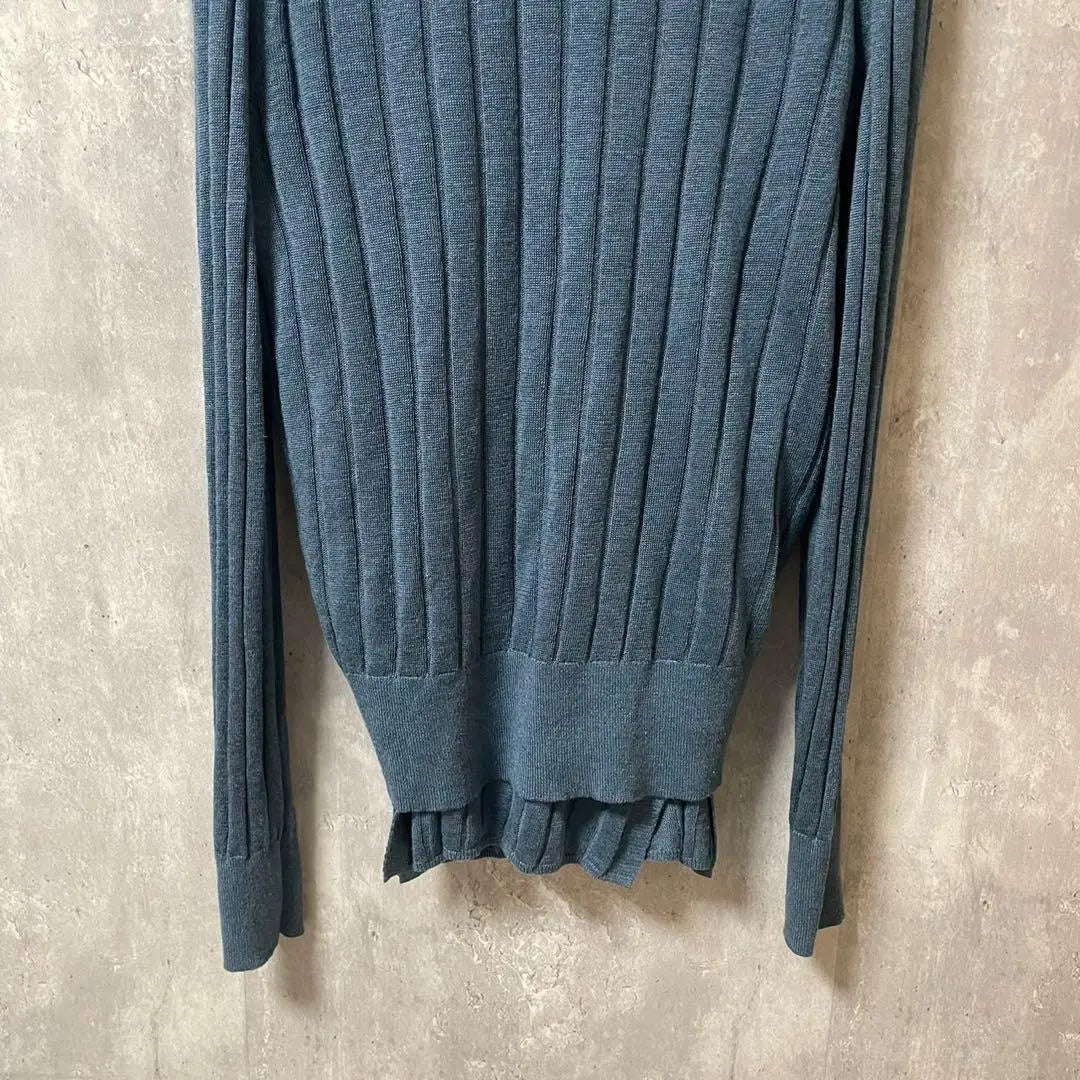 Theory Ensemble 2WAY Linen Blend Rib Cardigan Short Sleeve Knit | Theory　アンサンブル　2WAY　リネン混　リブ　カーディガン　半袖　ニット