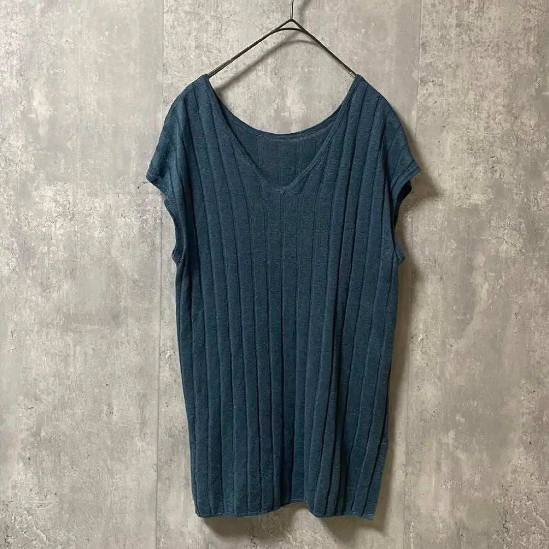 Theory Ensemble 2WAY Linen Blend Rib Cardigan Short Sleeve Knit | Theory　アンサンブル　2WAY　リネン混　リブ　カーディガン　半袖　ニット