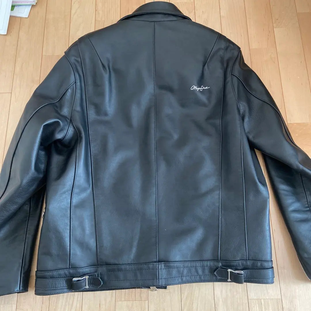 magic sticjk JAMES GROSE black leather jacket