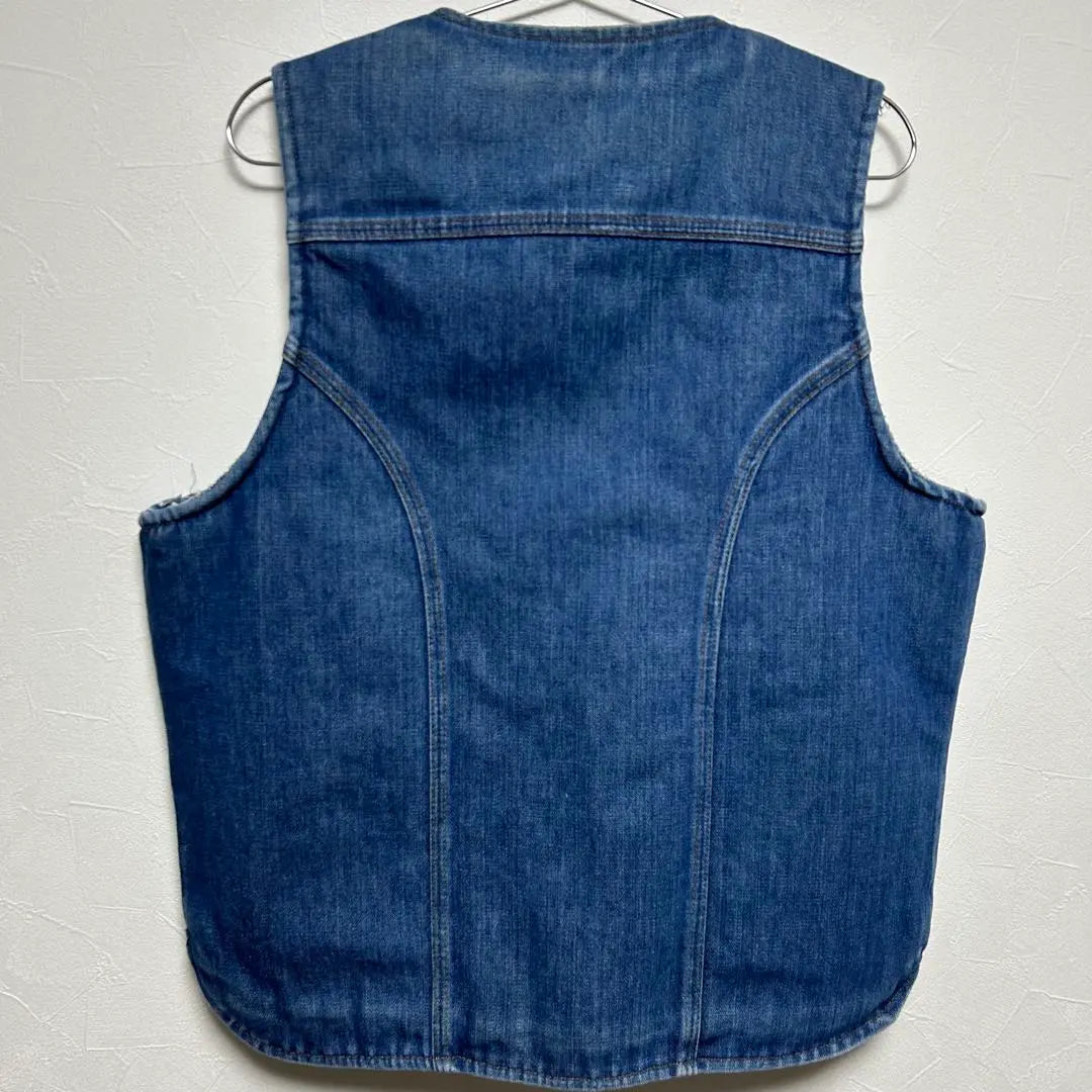 [Rare, beautiful condition] 70's Wrangler denim vest equivalent to L.