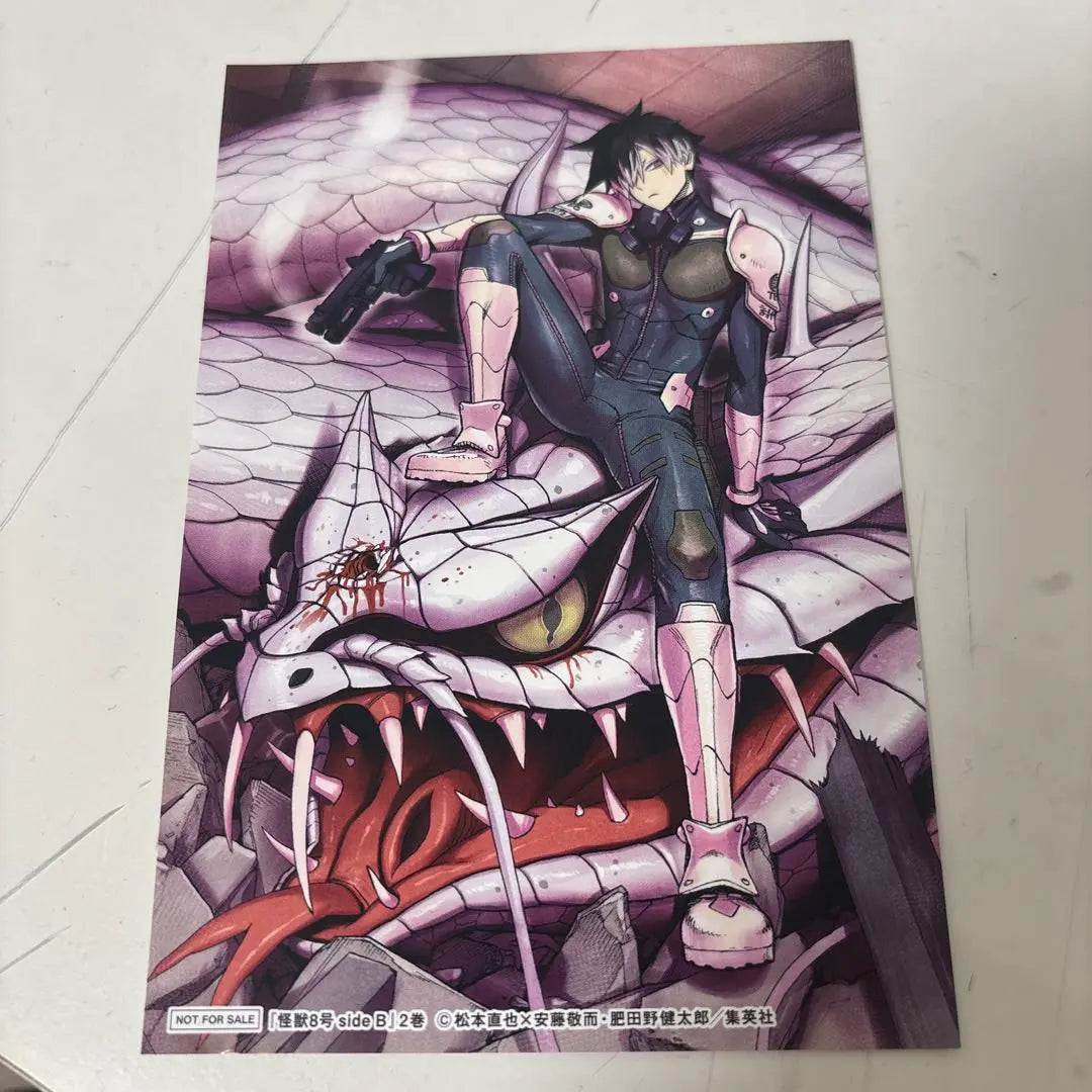 Monster No. 8 side B volume 2 TSUTAYA purchase bonus illustration card