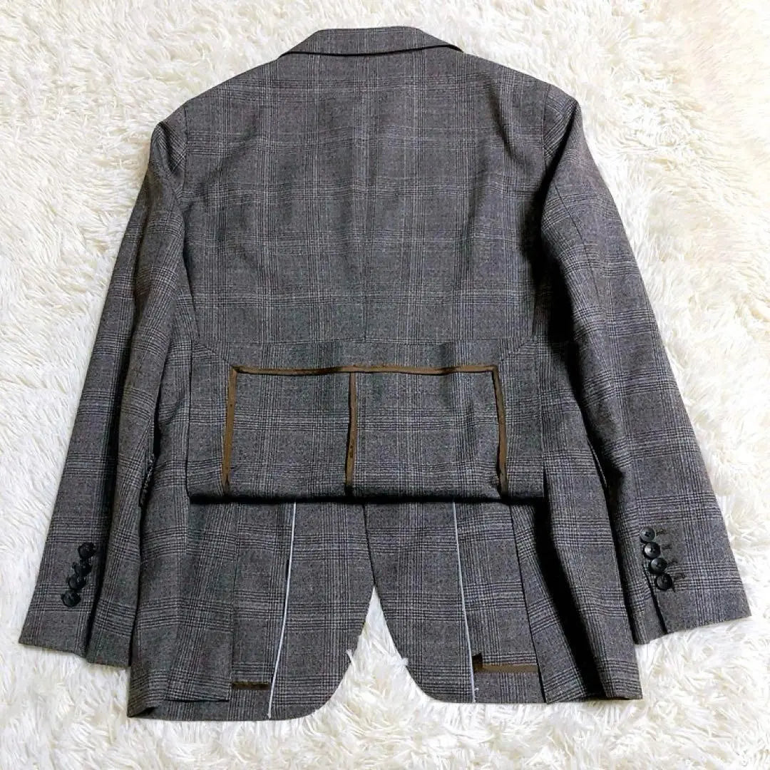 [Super beautiful glen check] Suit select set-up linen A5 Spring/Summer