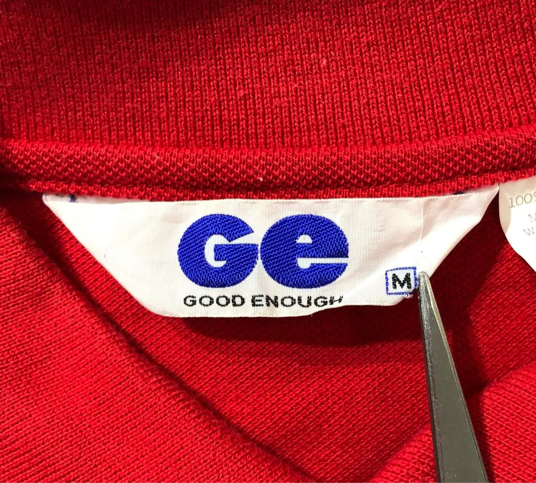 Early 90's Vintage Good Enough Logo Embroidered Short Sleeve Cotton Polo Shirt