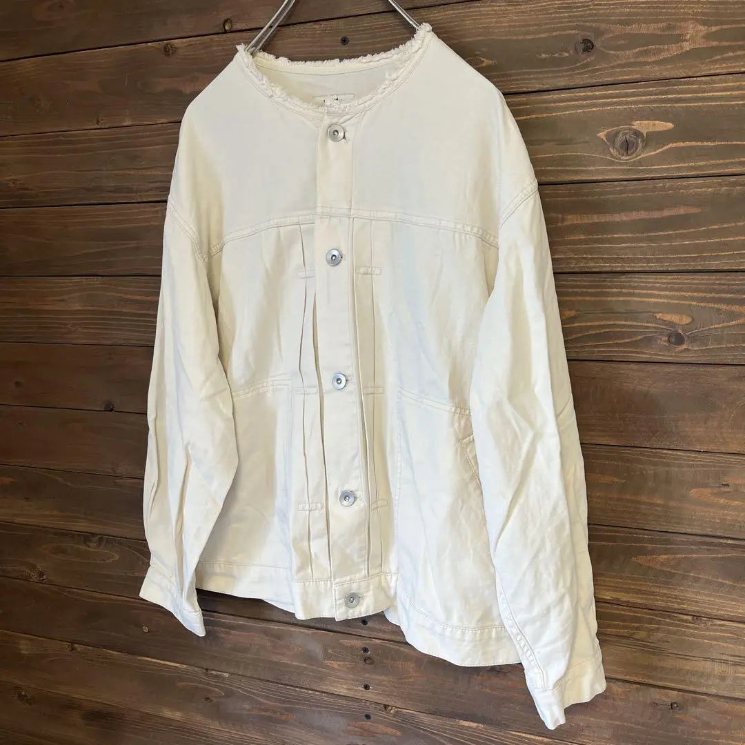 ♦︎【Nico&】Denim jacket, thin, loose, casual, cotton, linen, F