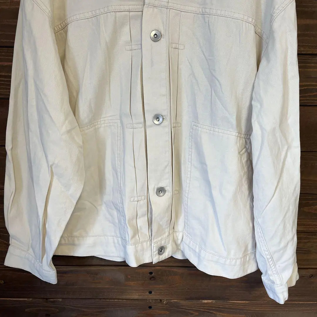 ♦︎【Nico&】Denim jacket, thin, loose, casual, cotton, linen, F