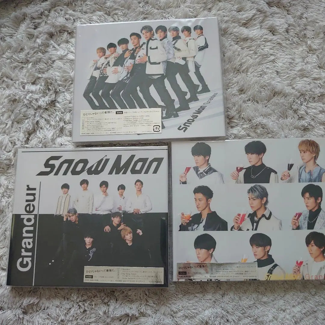 SnowMan Single CD, bulk sale, 1-10th 30-disc set, DVD included