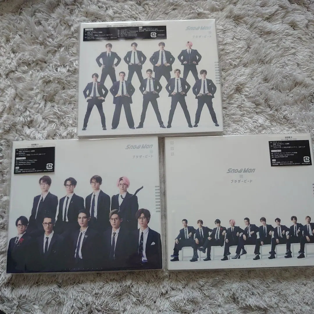 SnowMan Single CD, bulk sale, 1-10th 30-disc set, DVD included