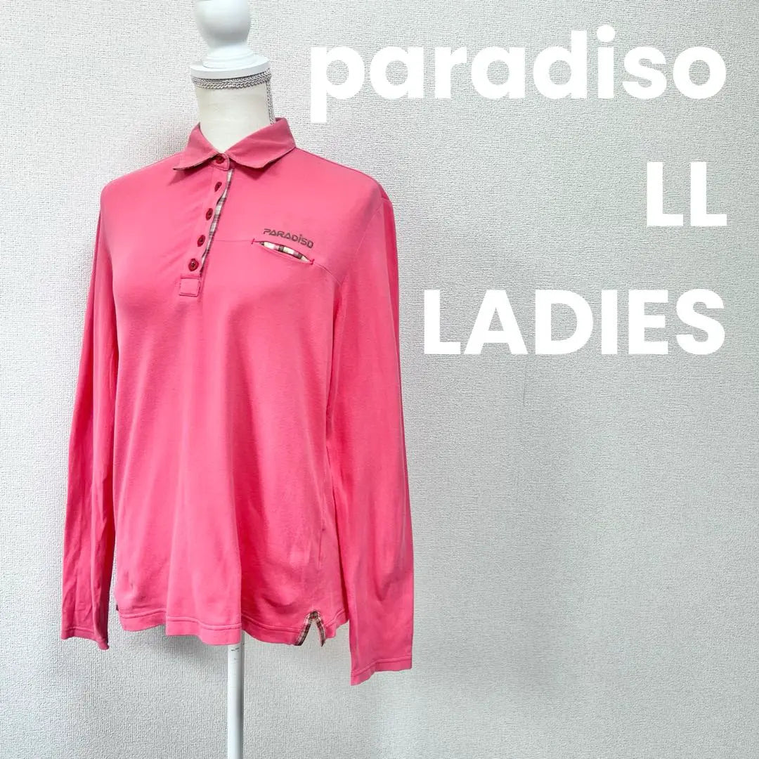 Polo de manga larga Paradiso para mujer Golf LL