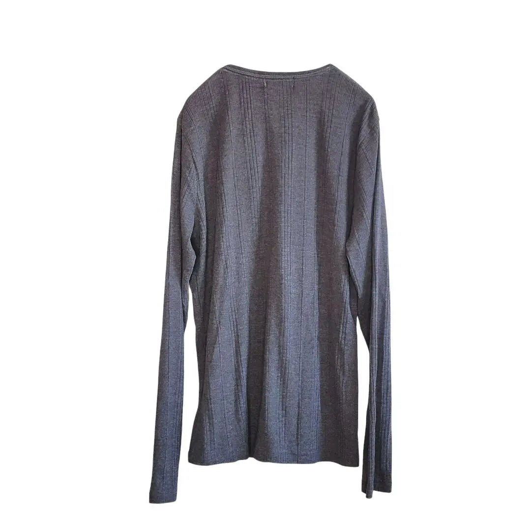 [Good product] EVOLUTION long sleeve cut and sew women's gray M V neck