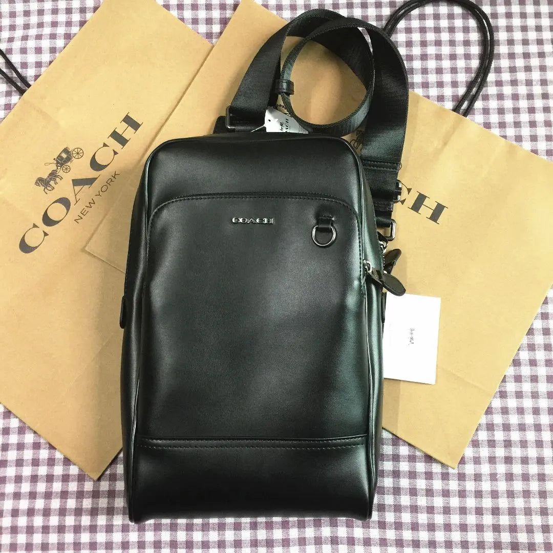 <COACH> Coach bag Shoulder bag F89934 Men's body bag