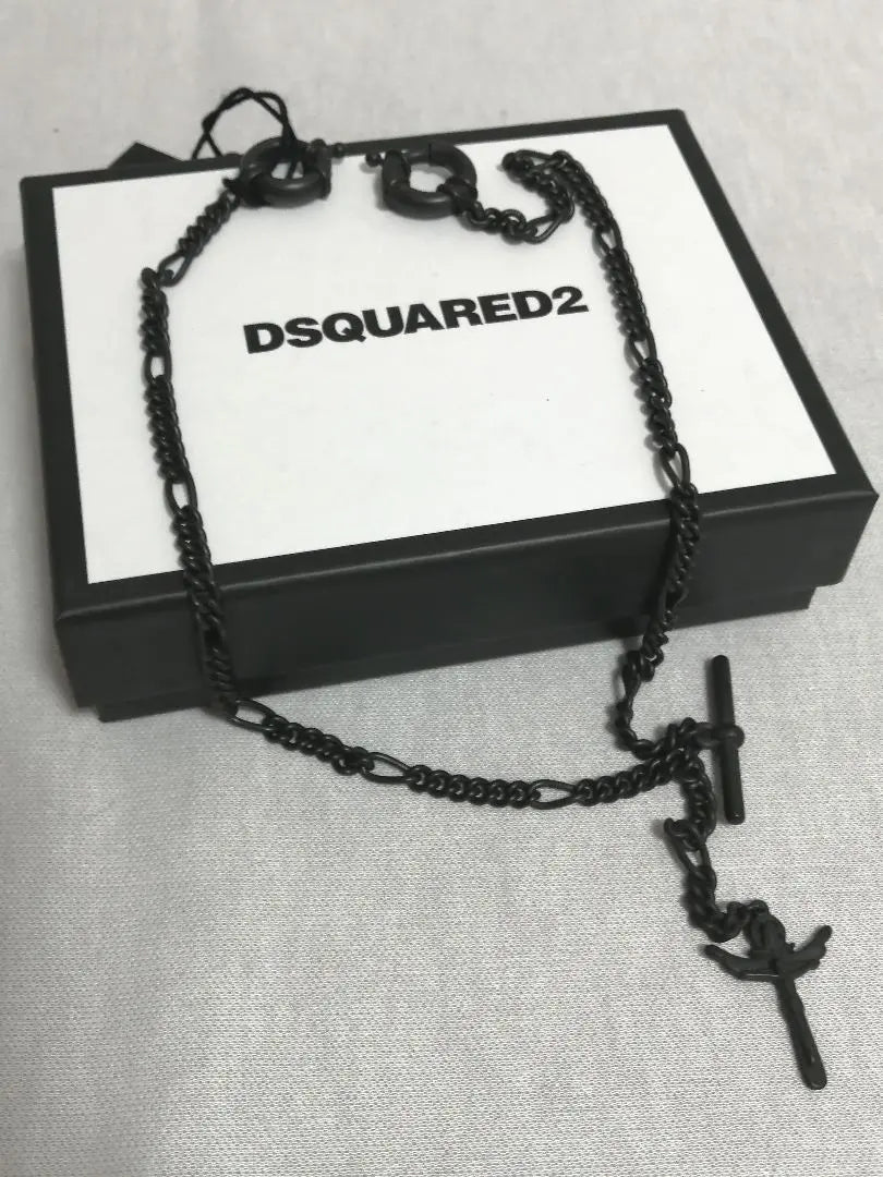 ♂Precio final agotado, etiqueta de caja incluida, cadena de billetera [DSQUARED2] Material de metal