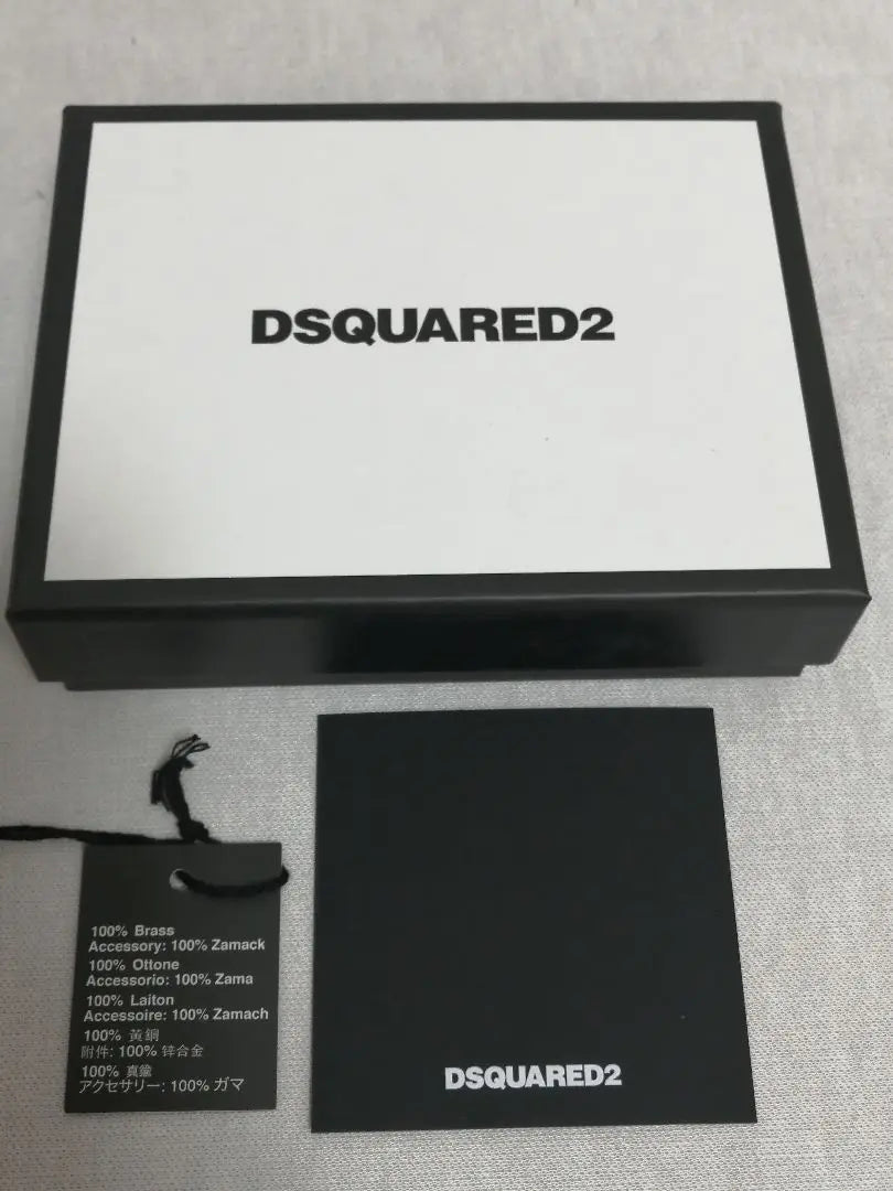 ♂Precio final agotado, etiqueta de caja incluida, cadena de billetera [DSQUARED2] Material de metal