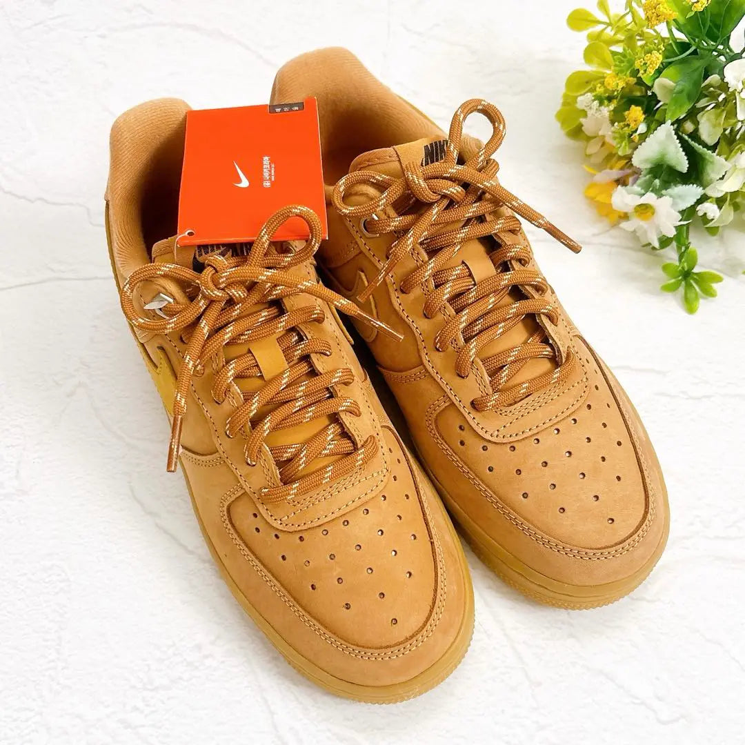 Nuevas NIKE AIR FORCE 1 '07 Flax Weet Gum 24cm