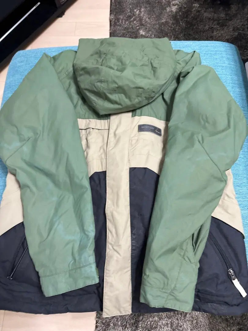 Beauty Burton Snowboard Jacket Green/Beige/Black