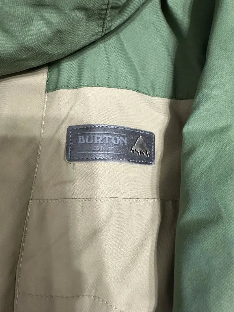 Beauty Burton Snowboard Jacket Green/Beige/Black