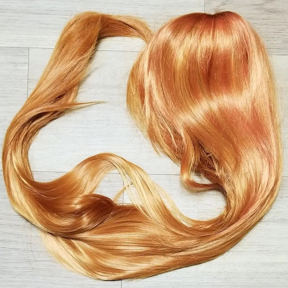 ★[Orange] Straight Long Wig Cosplay 80cm Orange