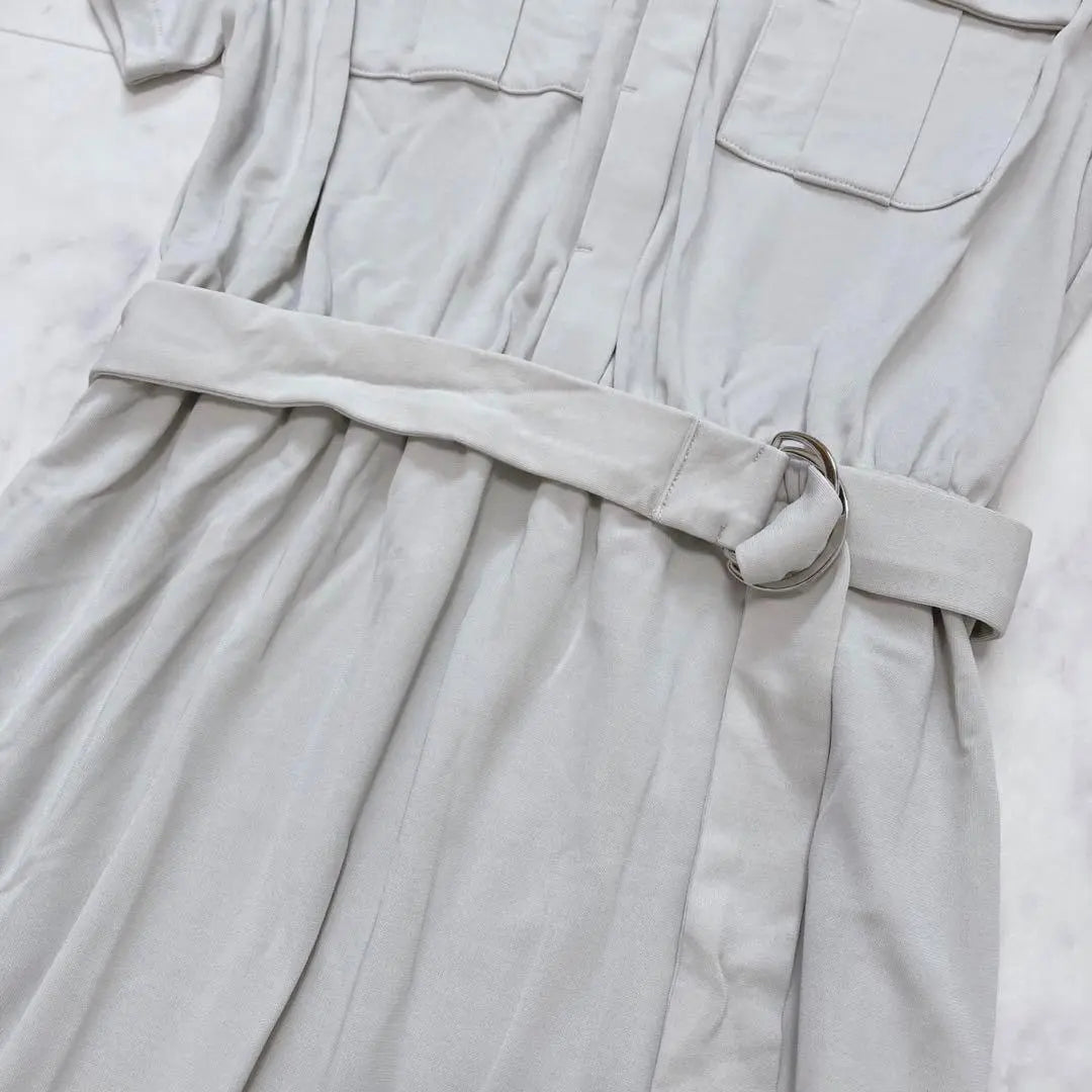 UNITED ARROWS List price 27,000 Safari Pocket dress with belt