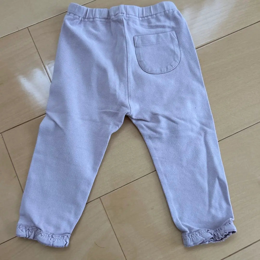 Uniqlo leggings, bulk sale, 2 pieces, ruffles, long pants, pink, blue