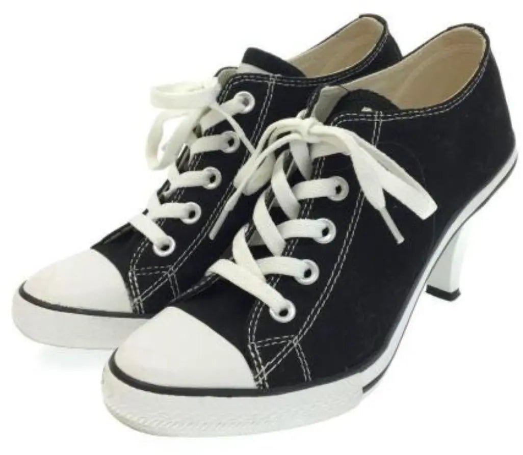 ☆ Belleza ☆ Converse CONVERSE All Star Heel OX Negro | ☆美品☆コンバース CONVERSE オールスター ヒール OX ブラック