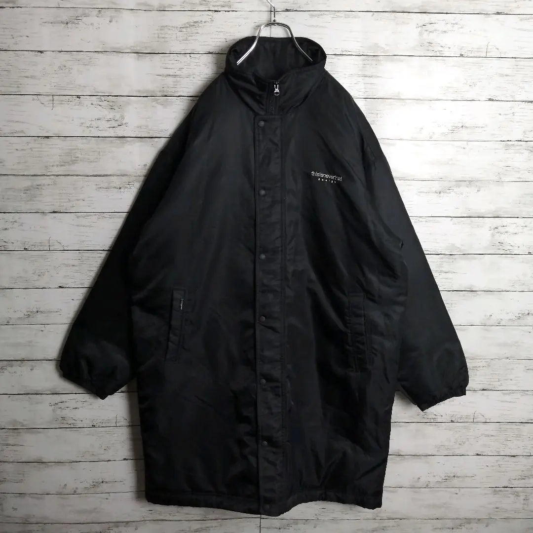 [Super Rare] This Is Never That South Korea Bench Coat Long Embroidered Logo Old Clothes