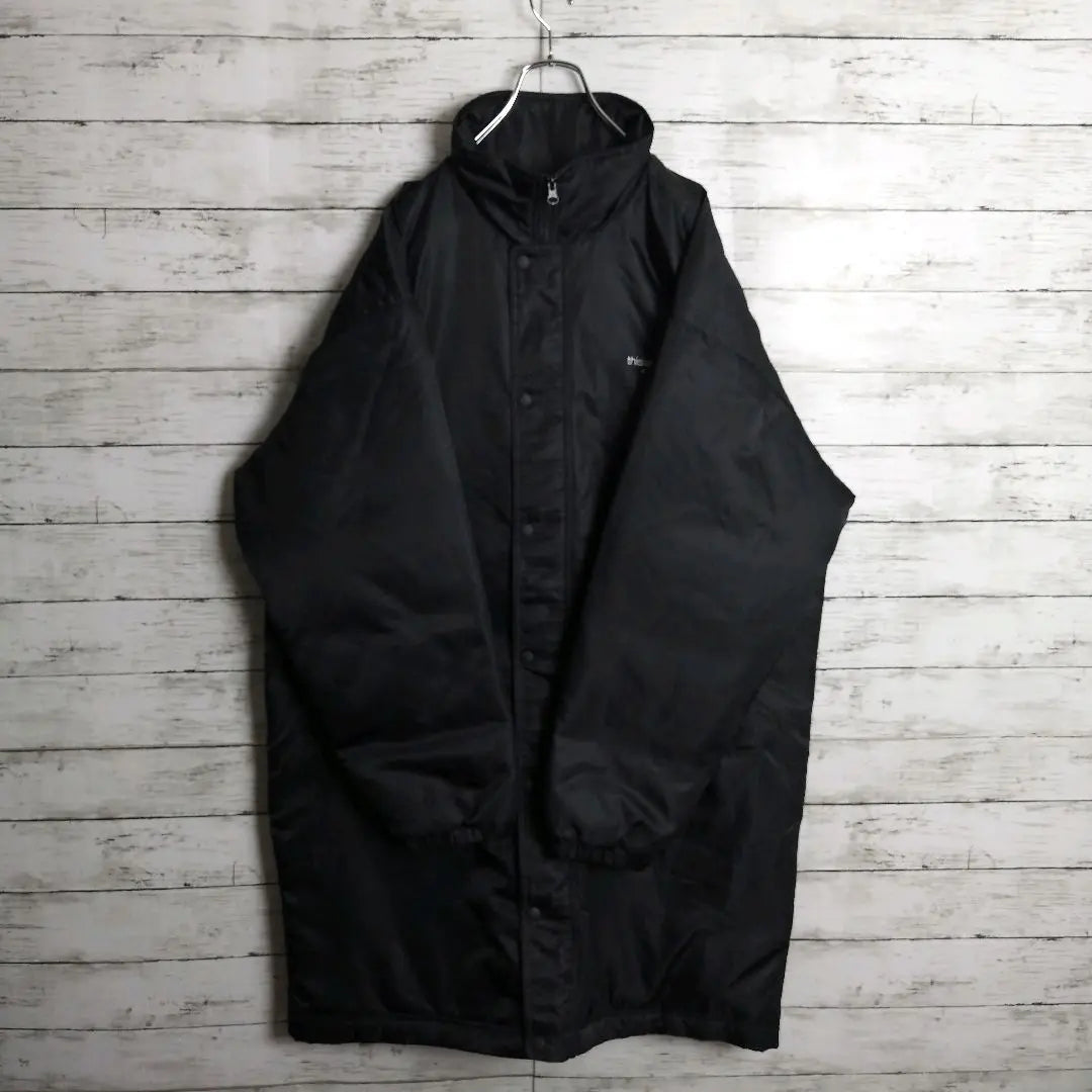 [Super Rare] This Is Never That South Korea Bench Coat Long Embroidered Logo Old Clothes