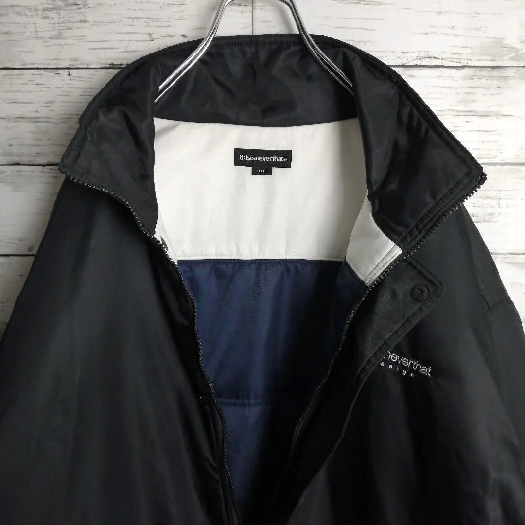 [Super Rare] This Is Never That South Korea Bench Coat Long Embroidered Logo Old Clothes