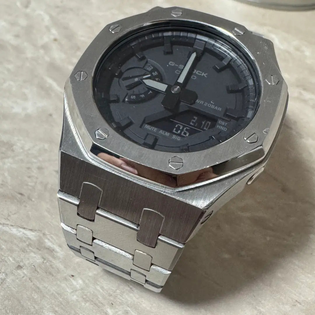 G-SHOCK GA-2100 Cassioak Silver